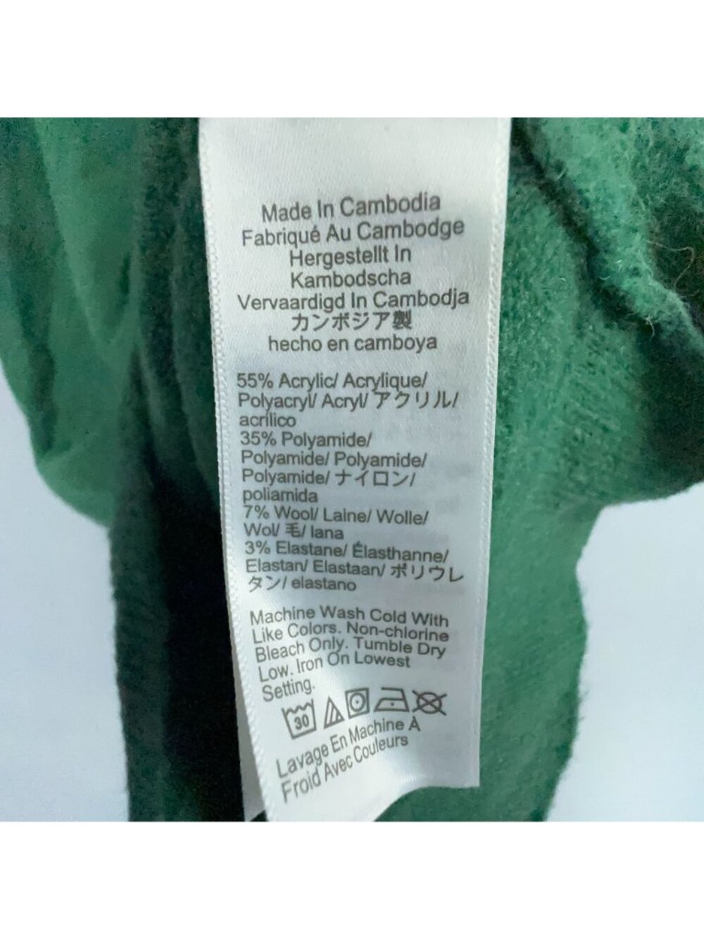 J.Crew Turtleneck Sweater Dress Size Small Green Smooth Soft Wool Blend Was $99 - Picture 9 of 14